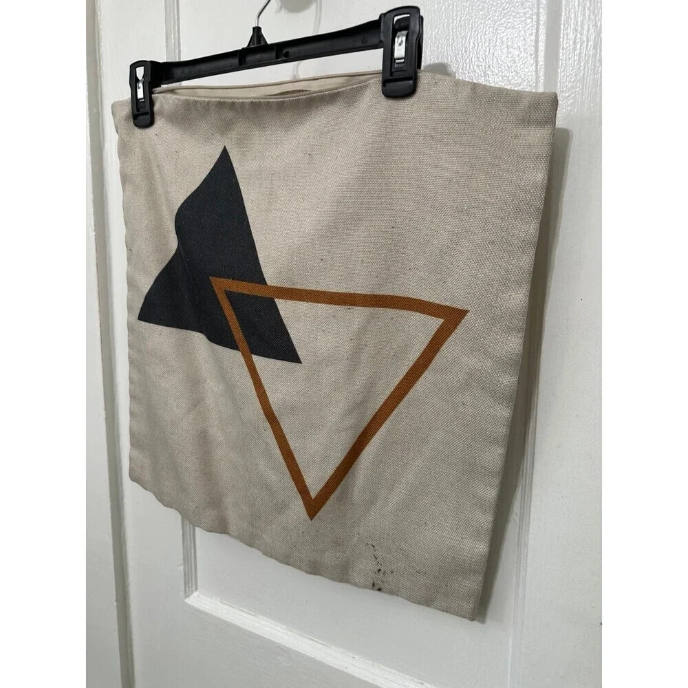 Square Geometric Triangle pillow duvet cover